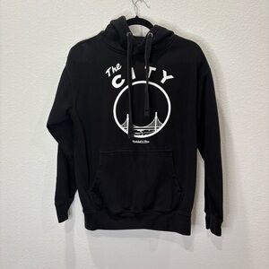 Mitchell & Ness The City Golden State Warriors Hoodie Black Mens Medium